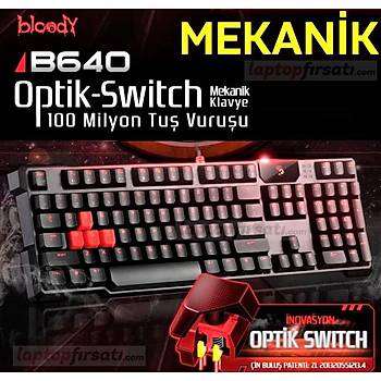 Bloody B640 Aydnlatmal Mekanik Kablolu Multimedya Oyuncu Klavye
