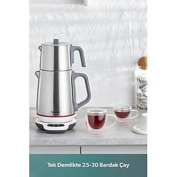 Homend Royaltea 1709H Konu�an �ay Makinesi Beyaz - Inox