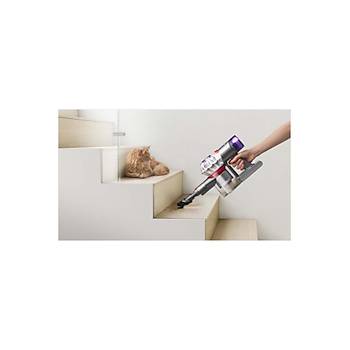 DYSON V8 KABLOSUZ DIKEY SARJLI SUPURGE GUMUS NIKEL 2 YIL DYSON TURKIYE GARANTILI