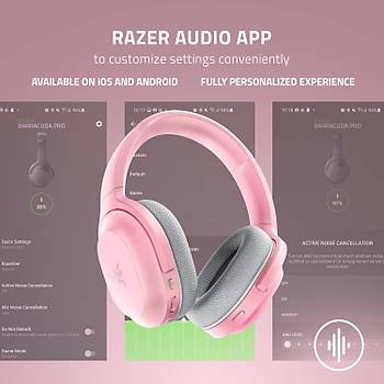 Razer Barracuda Quartz Kablosuz Pembe Oyuncu Kulaklk RZ04-03790300-R3M1