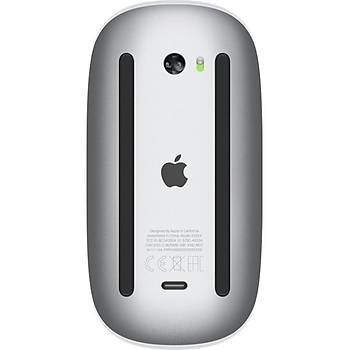 Apple Magic 3 MXK53ZE/A �arjl� Lazer Kablosuz Mouse USB?C Beyaz Multi-Touch Y�zey