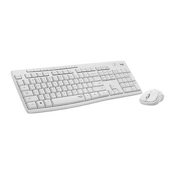 Logitech MK295 Kablosuz Sessiz Klavye Mouse Set 920-010089 Beyaz