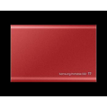 Samsung T7 2TB MU-PC2T0R/WW 1050MB-1000MB/Sn USB 3.2 Gen2 Harici SSD KIRMIZI 3 YIL Samsung TURKIYE Garantili