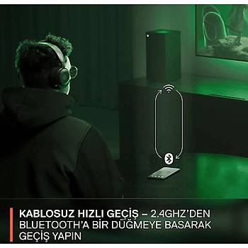 Steelseries Arctis Nova 5X Siyah SSH61676 Kablosuz Oyuncu Kulakl�k 2 YIL STEELSERIES TURKIYE GARANTILIDIR