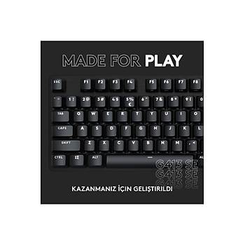 Logitech G413 SE 920-010556 Tactile Switch Kablolu Mekanik Tam Boyutlu Oyuncu Klavyesi