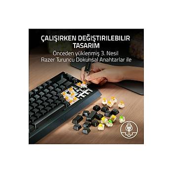 Razer BlackWidow V4 Pro%75 RZ03-05130300-R3E1 Orange Switch RGB OLED Kablosuz Mekanik Oyuncu Klavye