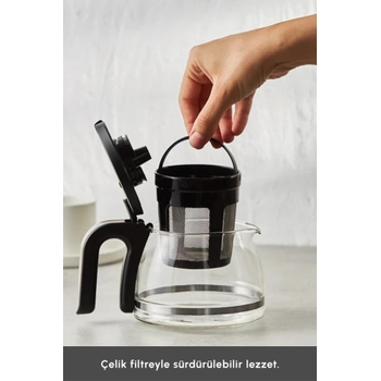 Karaca Just Coffee Aroma 2 In 1 Filtre Kahve ve �ay Demleme Makinesi Inox