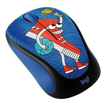 Logitech M238 Kablosuz Mouse The Doodle Sneaker Head 910-005050
