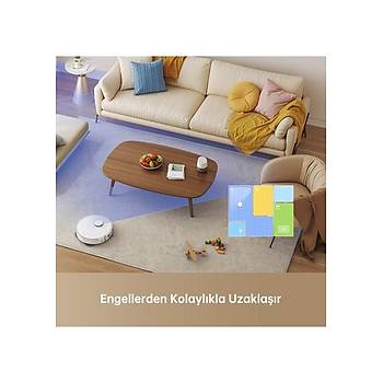 Dreame L10s Pro Gen 2 Robot S�p�rge Beyaz, 7.000PA Emi� G�c�