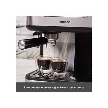 Karaca Coffee Art 2 In 1 Espresso ve Filtre Kahve Makinesi