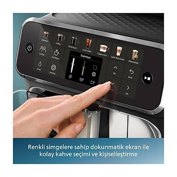 PHILIPSEP4446/70 4400 Serisi Tam otomatik espresso makinesi 12 Cesit Sicak ve Soguk Icecek