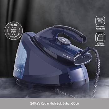 HOMEND STEAMWORK 1168H BUHAR KAZANLI UTU LACIVERT