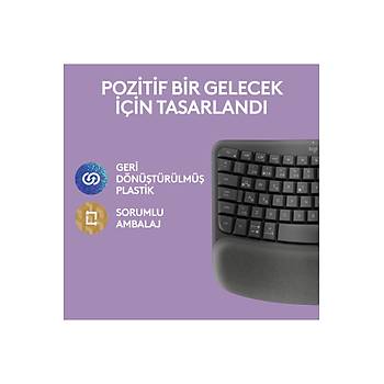 Logitech Wave Keys 920-012311 Bluetooth T�rk�e Q Kablosuz Klavye