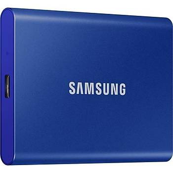 Samsung T7 500GB MU-PC500H/WW 1050MB-1000MB/Sn USB 3.2 Gen2 Harici SSD Mavi 3 YIL Samsung TURKIYE Garantili