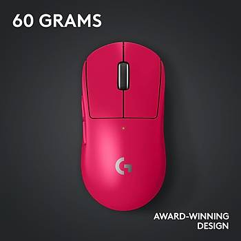 Logitech G PRO X Superlight 2 Pembe 910-006798 44K Lightspeed Hero 2 Optik �arjl� 60gram Kablosuz Oyuncu Mouse