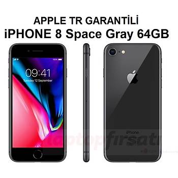 Apple iPhone 8 64GB SpaceGray MQ6G2TU/A 2 Yýl Apple TR Garantili