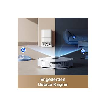 Dreame L40 Ultra CE Robot S�p�rge Beyaz, 13.000Pa