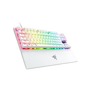 Razer Huntsman V3 Pro Beyaz RGB TKL Analog Optical Switch Kablolu Oyuncu Klavyesi RZ03-04981700-R3M1