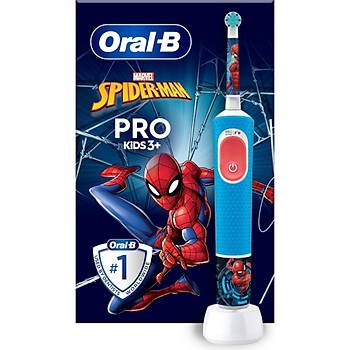 Oral-B Vitality Pro Spiderman Ozel Seri Cocuklar Icin Sarj Edilebilir Dis Fircasi