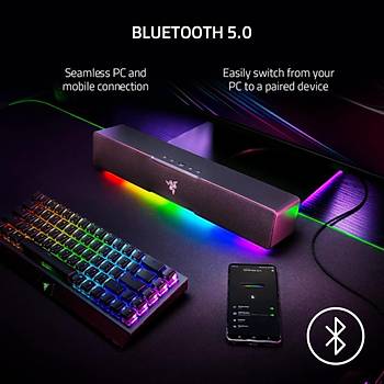 RAZER LEVIATHAN V2 X BLUETOOTH 5.0 V2 X 2.1 KABLOSUZ CHROMA RGB TYPE-C SOUNDBAR RZ05-04280100-R3M1