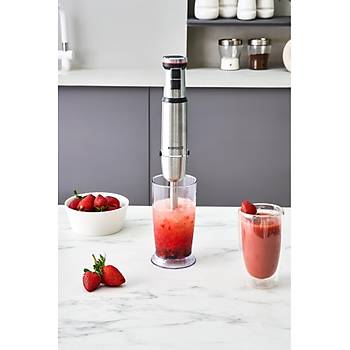 Karaca Inox Quick Mix H�z Ayarl� 1300W El Blender Set - 9637B