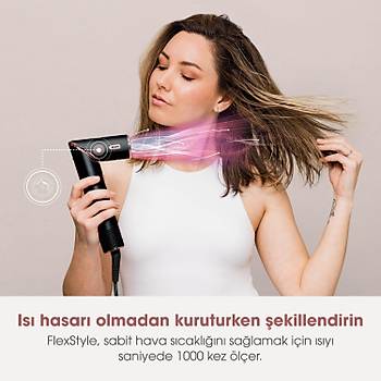 Shark FlexStyle 5-in-1 HD446EU Sa� Kurutma & �ekillendirme Sistemi - Black/Rose Gold