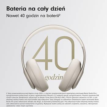 Beats Studio Pro ANC SANDSTONE Kulak st Bluetooth Kulaklk KUM MQTR3EE/A