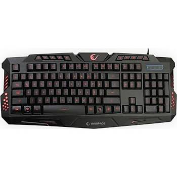 Rampage KB-R7 Siyah USB Ikl Q Oyuncu Klavyesi