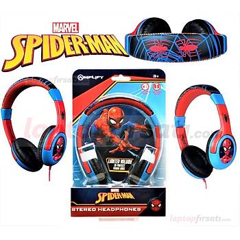 Marvel Spiderman Örümcek Adam Lisanslý Çocuk Kulaklýk MV-1001-ASM-Kýrmýzý
