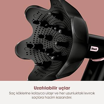 Shark FlexStyle 5-in-1 HD446EU Sa� Kurutma & �ekillendirme Sistemi - Black/Rose Gold