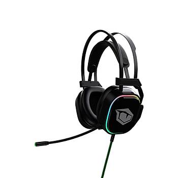 Pusat Lite 7.1 Surround Ses RGB Hafif Oyuncu Kulakl - Siyah