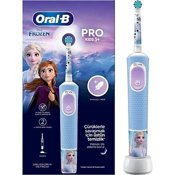 Oral-B Vitality Pro Frozen Ozel Seri Cocuklar Icin Sarj Edilebilir Dis Fircasi