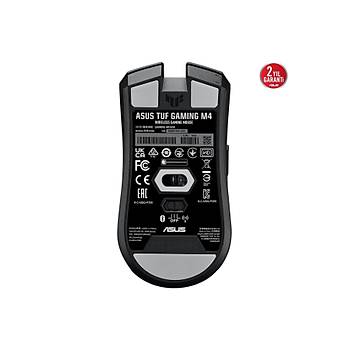 ASUS TUF GAMING M4 WIRELESS GAMING MOUSE DUAL WIRELESS MODU BLUETOOTH/RF 2.4 GHz 12.000 DPI OPT�K SENS�R 6 PROGRAMLANAB�L�R TU� PBT ANT�BAKTER�YEL �ST KAPLAMA