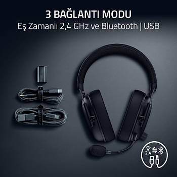 Razer BlackShark V3 Siyah RZ04-05410100-R3M1 HyperSpeed Kablosuz E-Spor Oyuncu Kulakl�k