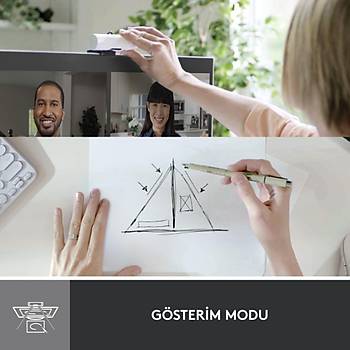LOGITECH BRIO 500 FULL HD 1080P MIKROFONLU WEB KAMERASI  BEYAZ 960-001428
