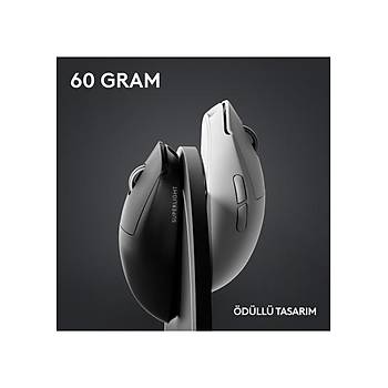 Logitech G PRO X Superlight 2 Beyaz 910-006639 44K Lightspeed Hero 2 Optik �arjl� 60gram Kablosuz Oyuncu Mouse