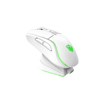 PUSAT REFLEX PRO 16000 DPI 400 IPS YUKSEK PERFORMANSLI KABLOSUZ RGB OYUNCU MOUSE BEYAZ
