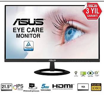 Asus VZ229HE 21.5 5ms 75Hz HDMI+VGA IPS IPS, Ultra ince, Çerçevesiz Monitor