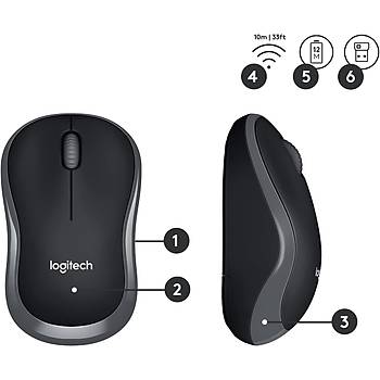 Logitech MK330 Siyah 920-003988 Kablosuz Klavye Mouse Seti