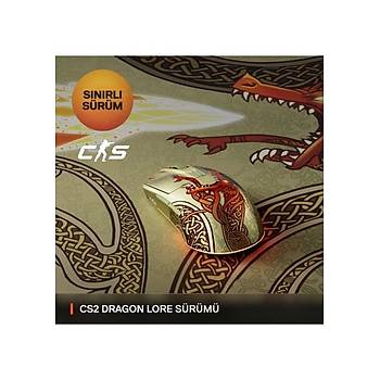 Steelseries CS2 Dragon Lore Edition SSM62614 �arjl� Optik Kablosuz Oyuncu Mouse