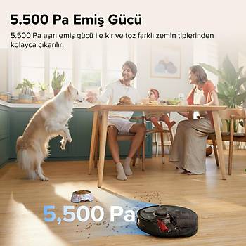 ROBOROCK VACCUM CLEANNER Q8 MAX ROBOT SUPURGE SIYAH