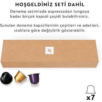 Nespresso D40 Inissia Kaps�ll� Kahve Makinesi, Siyah