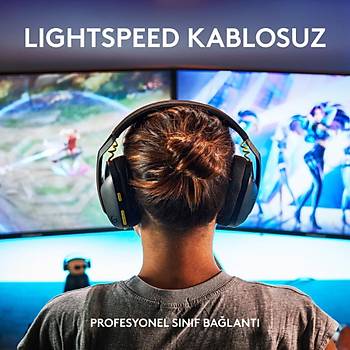 LOGITECHG G435 LIGHTSPEED KABLOSUZ OYUNCU KULAKLIGI SIYAH 981-001050