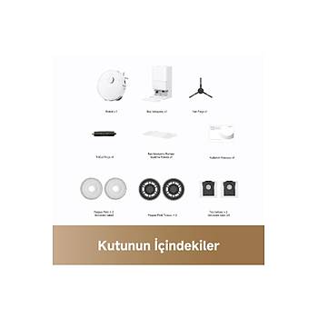 Dreame L40 Ultra CE Robot S�p�rge Beyaz, 13.000Pa