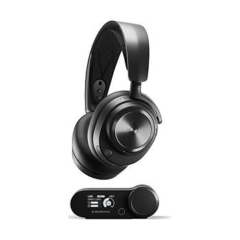 STEELSERIES ARCTIS NOVA PRO WIRELESS SIYAH  KABLOSUZ COKLU SISTEM KULAK USTU OYUNCU KULAKLIGI SSH61520 2 YIL STEELSERIES TURKIYE GARANTILIDIR
