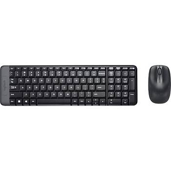 Logitech MK220 S�YAH 920-003163 Kablosuz Klavye Mouse Set