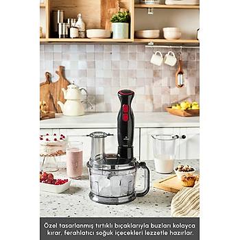 Emsan Pro Multimax 6 in 1 �ok Ama�l� Mutfak Robotu Black