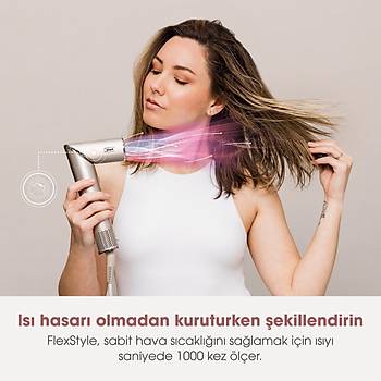 Shark Flexstyle 3-In-1 Sa� Kurutma & �ekillendirme Sistemi HD426SLEU - Stone