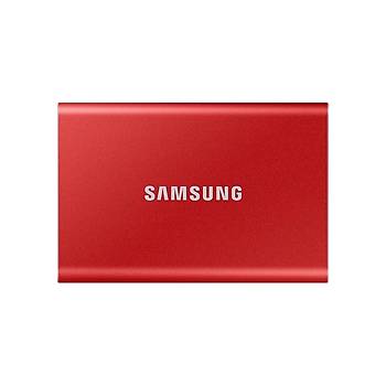 Samsung T7 1TB MU-PC1T0R/WW 1050MB-1000MB/Sn USB 3.2 Gen2 Harici SSD KIRMIZI 3 YIL Samsung TURKIYE Garantili