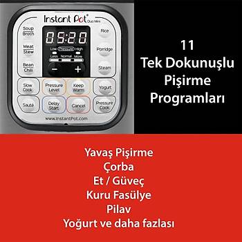 INSTANT POTDUO 7 SI 1 ARADA AKILLI PISIRICI 5.7 L BUHARLI PISIRICI